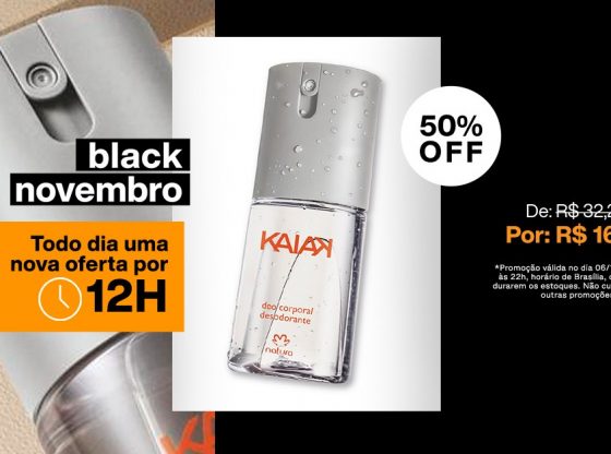 Black Friday Natura Deo Corporal Desodotante Kaiak Feminino