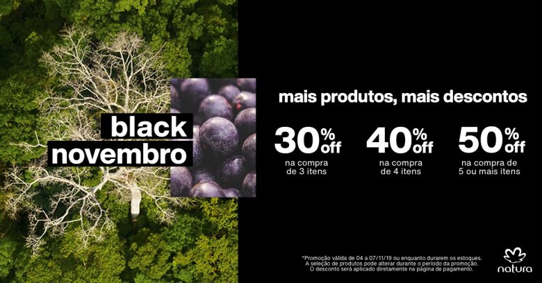 Black Novembro Descontos progressivos